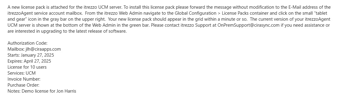 license pack